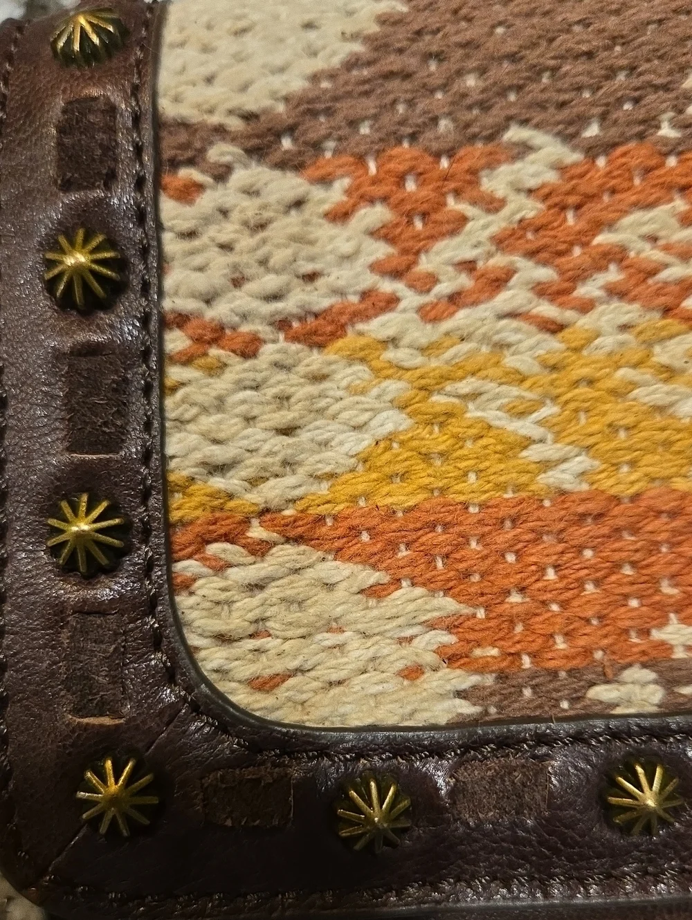 SHYANNE SUMMER MOON CROCHET FRONT SOUTHWESTERN WALLET.
